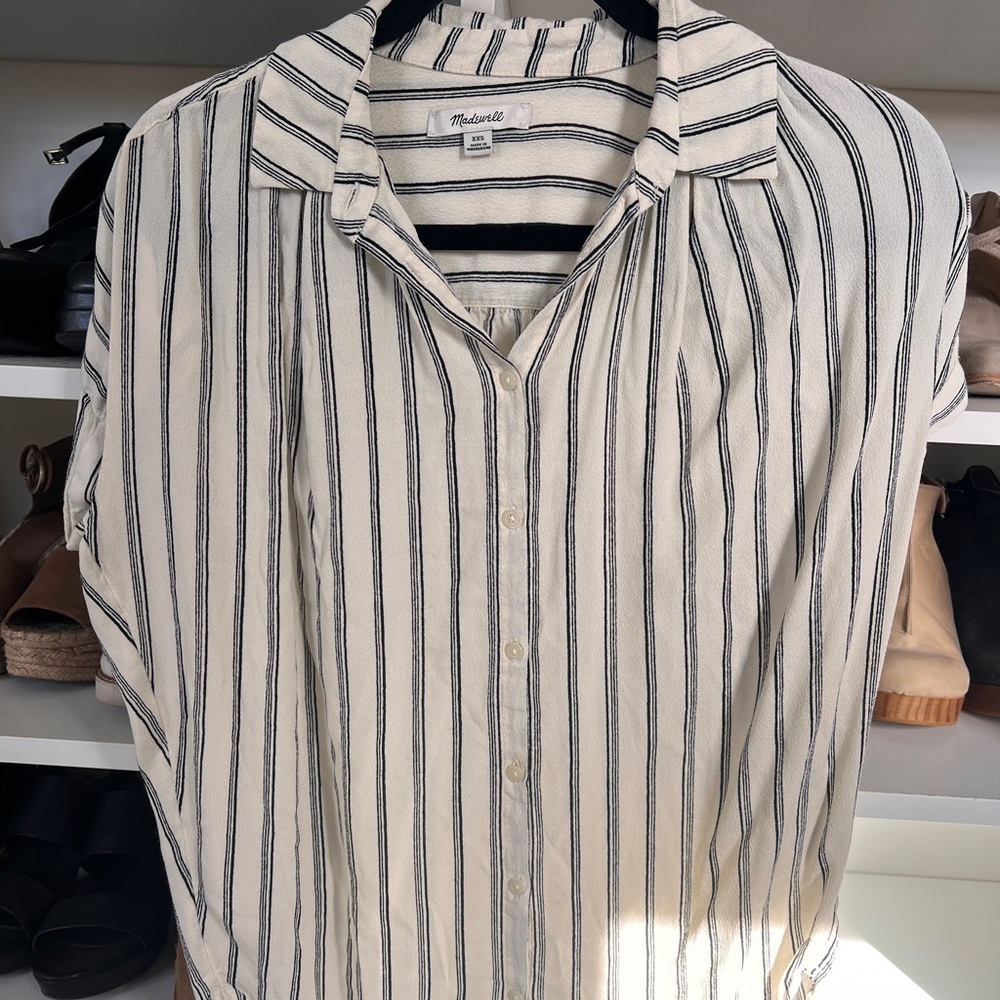 Madewell oversized blouse